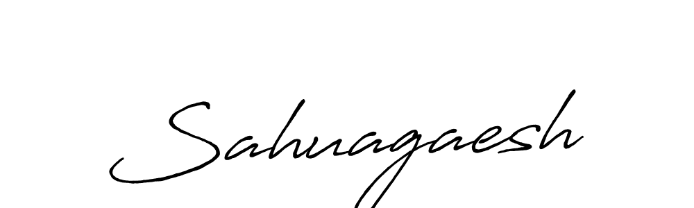 The best way (Antro_Vectra_Bolder) to make a short signature is to pick only two or three words in your name. The name Sahuagaesh include a total of six letters. For converting this name. Sahuagaesh signature style 7 images and pictures png