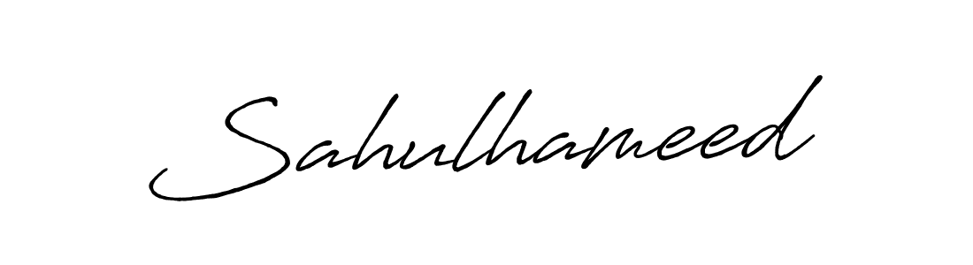 Make a short Sahulhameed signature style. Manage your documents anywhere anytime using Antro_Vectra_Bolder. Create and add eSignatures, submit forms, share and send files easily. Sahulhameed signature style 7 images and pictures png