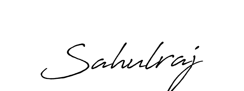 Make a beautiful signature design for name Sahulraj. With this signature (Antro_Vectra_Bolder) style, you can create a handwritten signature for free. Sahulraj signature style 7 images and pictures png