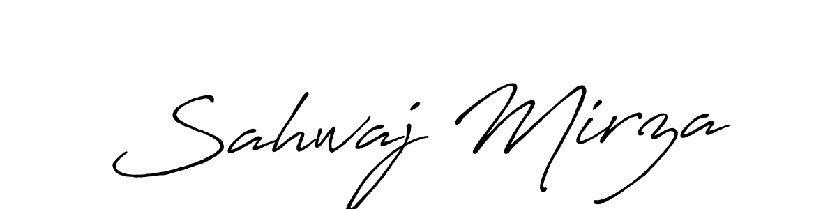 This is the best signature style for the Sahwaj Mirza name. Also you like these signature font (Antro_Vectra_Bolder). Mix name signature. Sahwaj Mirza signature style 7 images and pictures png