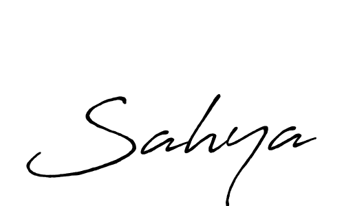 Sahya stylish signature style. Best Handwritten Sign (Antro_Vectra_Bolder) for my name. Handwritten Signature Collection Ideas for my name Sahya. Sahya signature style 7 images and pictures png