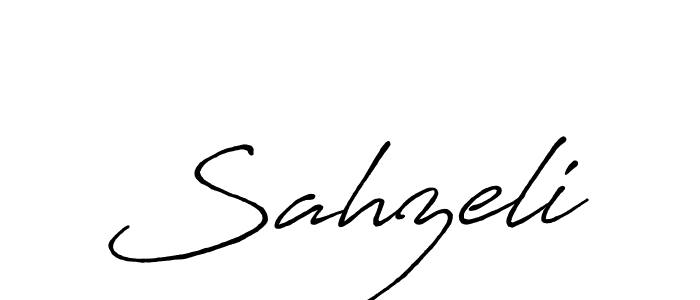 The best way (Antro_Vectra_Bolder) to make a short signature is to pick only two or three words in your name. The name Sahzeli include a total of six letters. For converting this name. Sahzeli signature style 7 images and pictures png