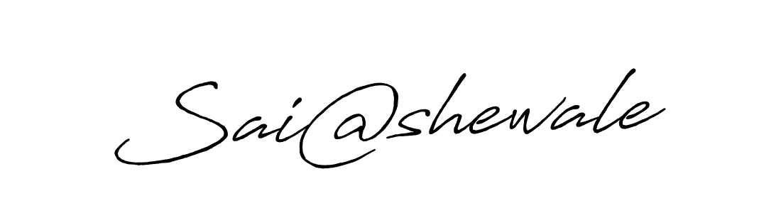 Design your own signature with our free online signature maker. With this signature software, you can create a handwritten (Antro_Vectra_Bolder) signature for name Sai@shewale. Sai@shewale signature style 7 images and pictures png