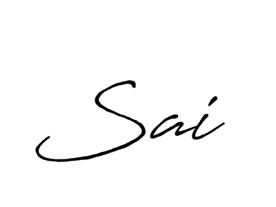 It looks lik you need a new signature style for name Sai . Design unique handwritten (Antro_Vectra_Bolder) signature with our free signature maker in just a few clicks. Sai  signature style 7 images and pictures png