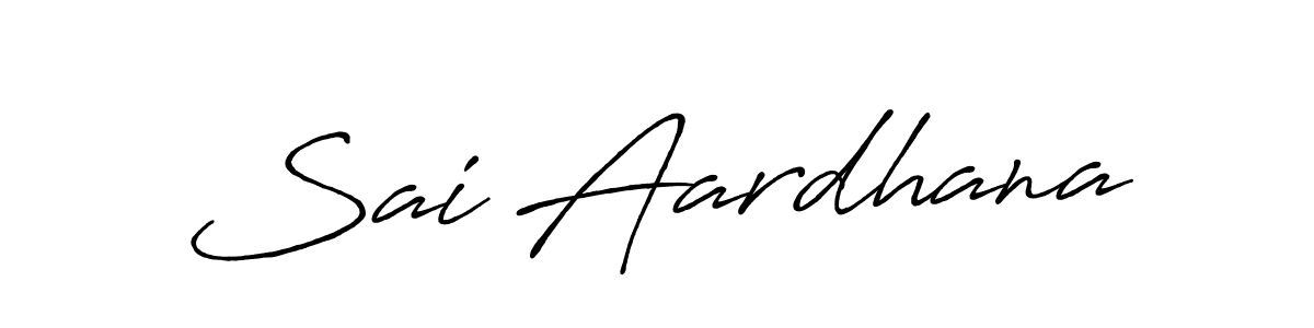 You should practise on your own different ways (Antro_Vectra_Bolder) to write your name (Sai Aardhana) in signature. don't let someone else do it for you. Sai Aardhana signature style 7 images and pictures png