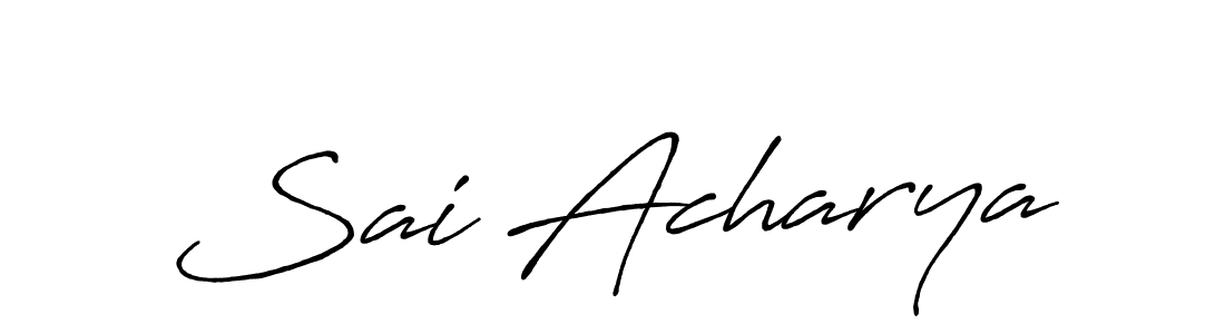 How to Draw Sai Acharya signature style? Antro_Vectra_Bolder is a latest design signature styles for name Sai Acharya. Sai Acharya signature style 7 images and pictures png