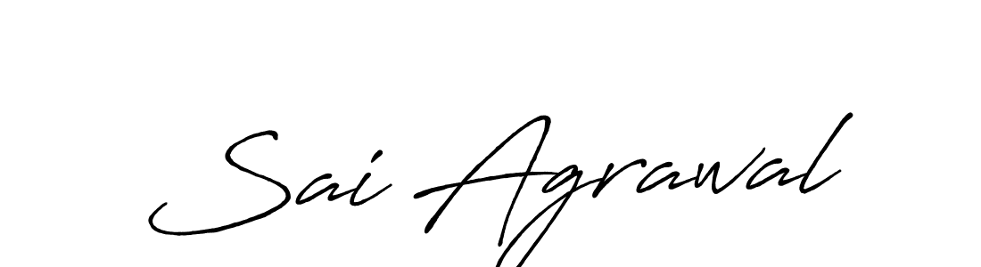 Make a beautiful signature design for name Sai Agrawal. Use this online signature maker to create a handwritten signature for free. Sai Agrawal signature style 7 images and pictures png