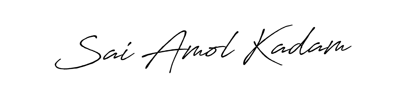 It looks lik you need a new signature style for name Sai Amol Kadam. Design unique handwritten (Antro_Vectra_Bolder) signature with our free signature maker in just a few clicks. Sai Amol Kadam signature style 7 images and pictures png