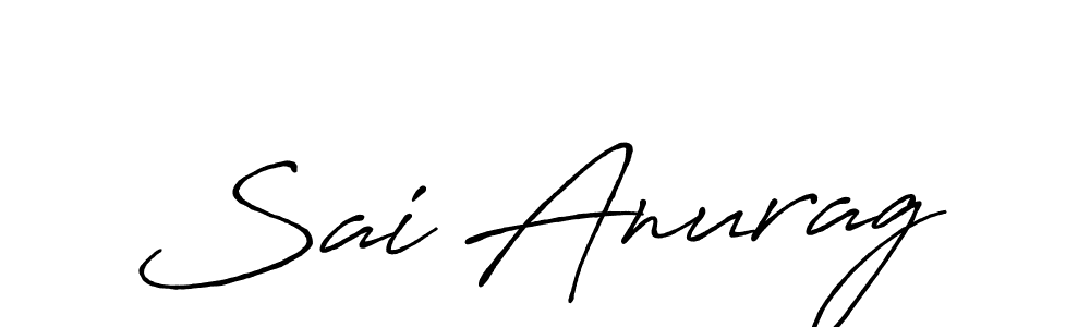 How to make Sai Anurag signature? Antro_Vectra_Bolder is a professional autograph style. Create handwritten signature for Sai Anurag name. Sai Anurag signature style 7 images and pictures png