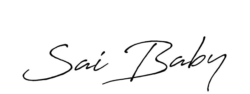Also You can easily find your signature by using the search form. We will create Sai Baby name handwritten signature images for you free of cost using Antro_Vectra_Bolder sign style. Sai Baby signature style 7 images and pictures png
