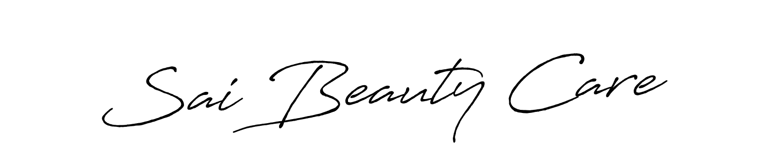 Similarly Antro_Vectra_Bolder is the best handwritten signature design. Signature creator online .You can use it as an online autograph creator for name Sai Beauty Care. Sai Beauty Care signature style 7 images and pictures png