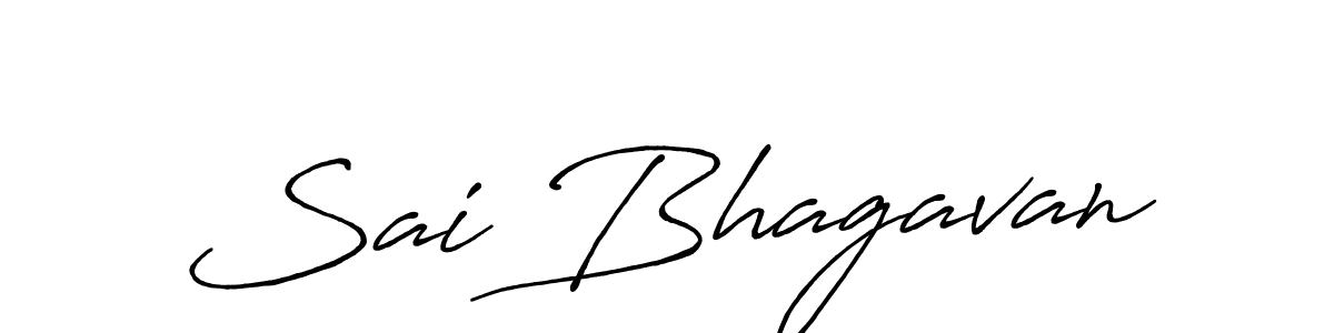 Design your own signature with our free online signature maker. With this signature software, you can create a handwritten (Antro_Vectra_Bolder) signature for name Sai Bhagavan. Sai Bhagavan signature style 7 images and pictures png