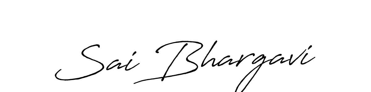 The best way (Antro_Vectra_Bolder) to make a short signature is to pick only two or three words in your name. The name Sai Bhargavi include a total of six letters. For converting this name. Sai Bhargavi signature style 7 images and pictures png