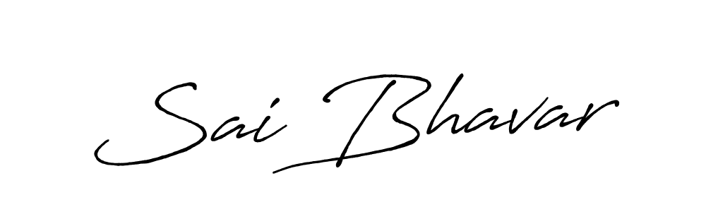 Similarly Antro_Vectra_Bolder is the best handwritten signature design. Signature creator online .You can use it as an online autograph creator for name Sai Bhavar. Sai Bhavar signature style 7 images and pictures png
