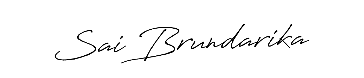 It looks lik you need a new signature style for name Sai Brundarika. Design unique handwritten (Antro_Vectra_Bolder) signature with our free signature maker in just a few clicks. Sai Brundarika signature style 7 images and pictures png