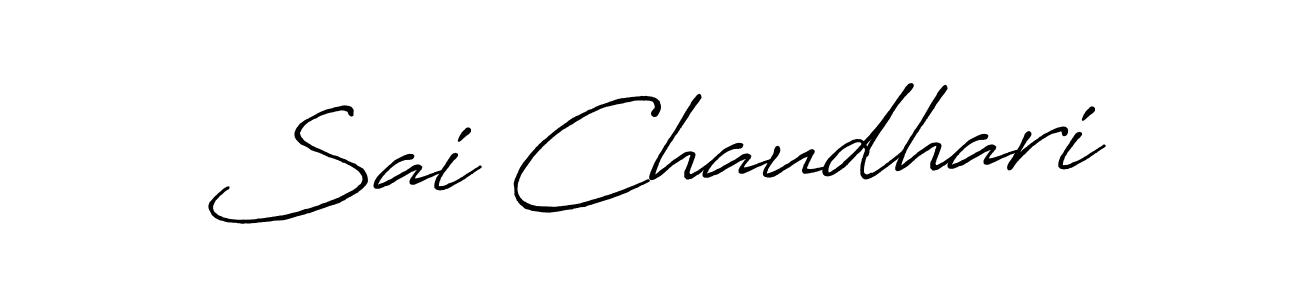 Also You can easily find your signature by using the search form. We will create Sai Chaudhari name handwritten signature images for you free of cost using Antro_Vectra_Bolder sign style. Sai Chaudhari signature style 7 images and pictures png