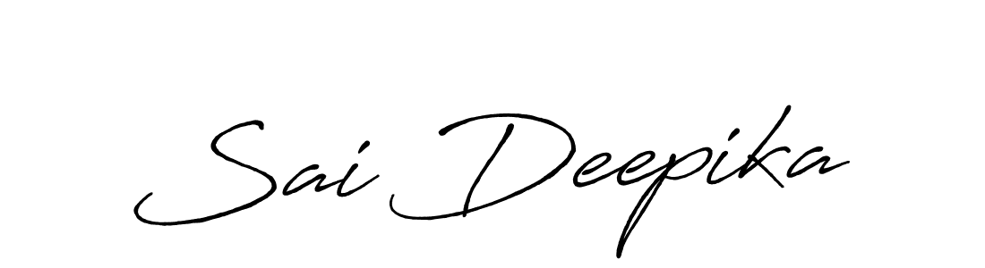 Design your own signature with our free online signature maker. With this signature software, you can create a handwritten (Antro_Vectra_Bolder) signature for name Sai Deepika. Sai Deepika signature style 7 images and pictures png