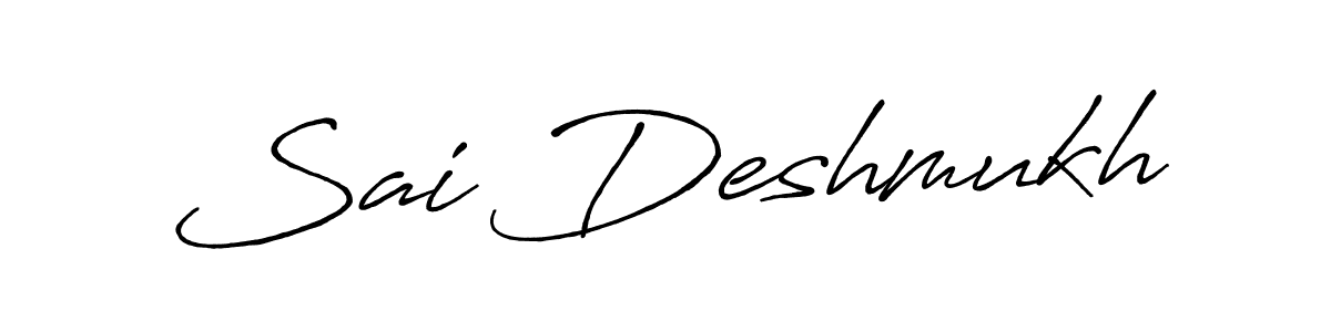 Also You can easily find your signature by using the search form. We will create Sai Deshmukh name handwritten signature images for you free of cost using Antro_Vectra_Bolder sign style. Sai Deshmukh signature style 7 images and pictures png