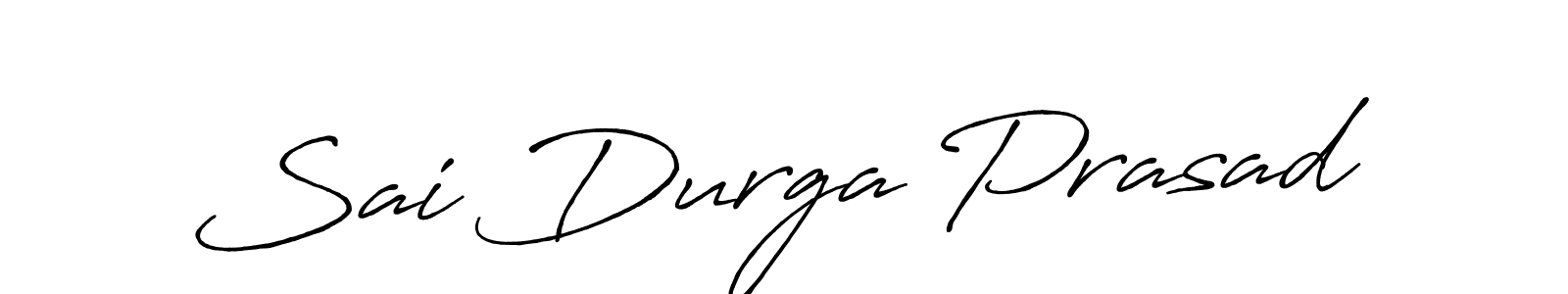 Make a beautiful signature design for name Sai Durga Prasad. With this signature (Antro_Vectra_Bolder) style, you can create a handwritten signature for free. Sai Durga Prasad signature style 7 images and pictures png