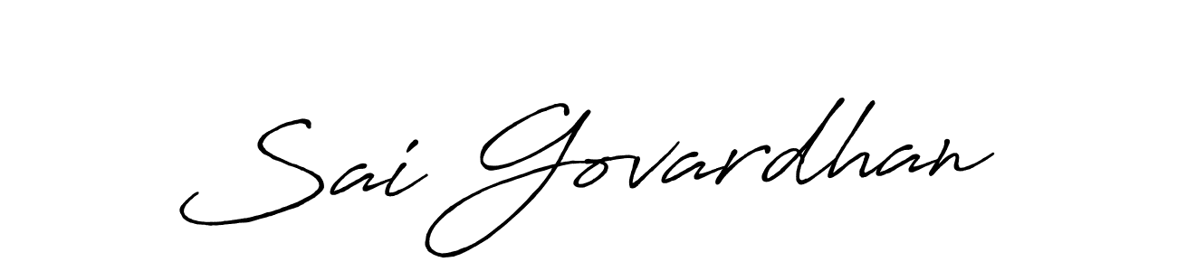 Antro_Vectra_Bolder is a professional signature style that is perfect for those who want to add a touch of class to their signature. It is also a great choice for those who want to make their signature more unique. Get Sai Govardhan name to fancy signature for free. Sai Govardhan signature style 7 images and pictures png