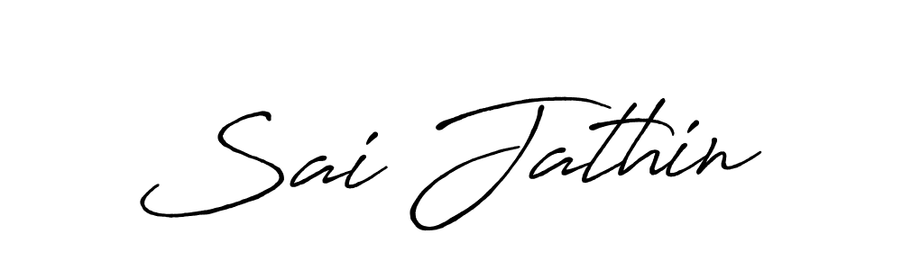 Once you've used our free online signature maker to create your best signature Antro_Vectra_Bolder style, it's time to enjoy all of the benefits that Sai Jathin name signing documents. Sai Jathin signature style 7 images and pictures png