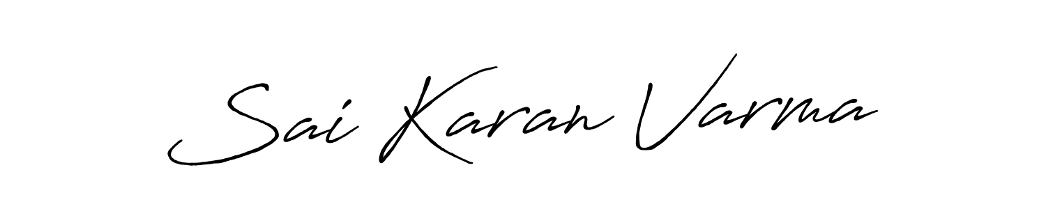 The best way (Antro_Vectra_Bolder) to make a short signature is to pick only two or three words in your name. The name Sai Karan Varma include a total of six letters. For converting this name. Sai Karan Varma signature style 7 images and pictures png