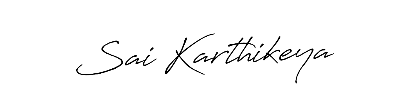 This is the best signature style for the Sai Karthikeya name. Also you like these signature font (Antro_Vectra_Bolder). Mix name signature. Sai Karthikeya signature style 7 images and pictures png