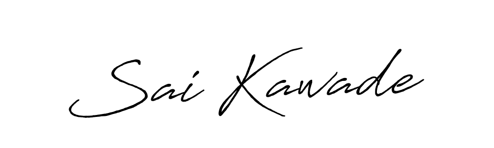 Sai Kawade stylish signature style. Best Handwritten Sign (Antro_Vectra_Bolder) for my name. Handwritten Signature Collection Ideas for my name Sai Kawade. Sai Kawade signature style 7 images and pictures png