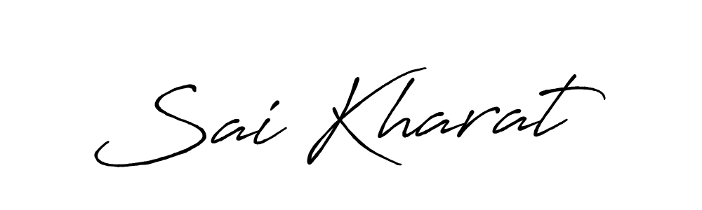 Make a beautiful signature design for name Sai Kharat. With this signature (Antro_Vectra_Bolder) style, you can create a handwritten signature for free. Sai Kharat signature style 7 images and pictures png