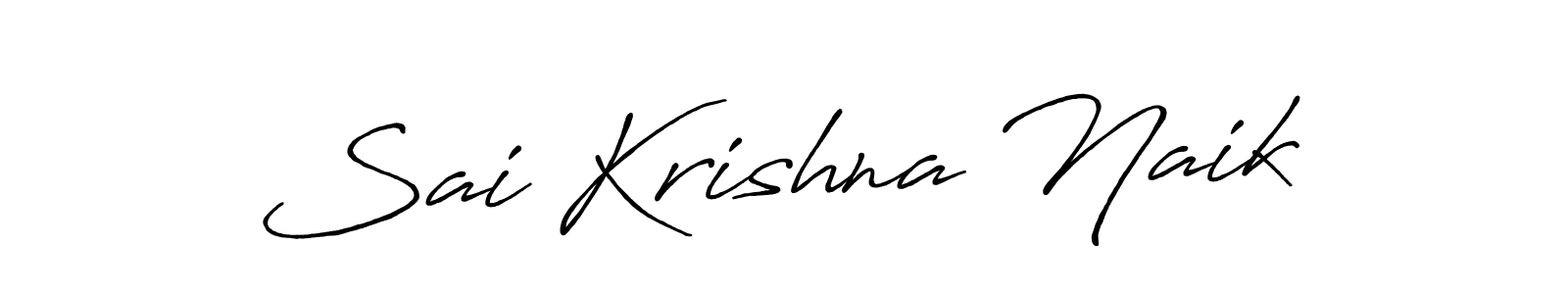 You should practise on your own different ways (Antro_Vectra_Bolder) to write your name (Sai Krishna Naik) in signature. don't let someone else do it for you. Sai Krishna Naik signature style 7 images and pictures png