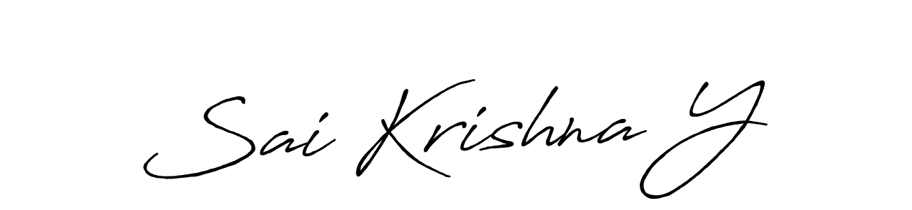 if you are searching for the best signature style for your name Sai Krishna Y. so please give up your signature search. here we have designed multiple signature styles  using Antro_Vectra_Bolder. Sai Krishna Y signature style 7 images and pictures png