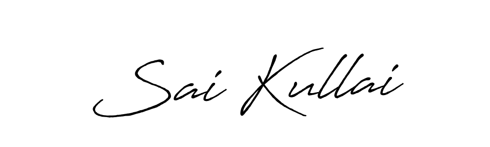 Make a beautiful signature design for name Sai Kullai. With this signature (Antro_Vectra_Bolder) style, you can create a handwritten signature for free. Sai Kullai signature style 7 images and pictures png