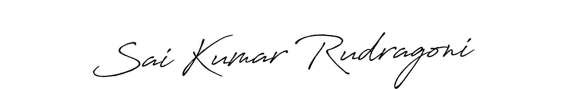 Also we have Sai Kumar Rudragoni name is the best signature style. Create professional handwritten signature collection using Antro_Vectra_Bolder autograph style. Sai Kumar Rudragoni signature style 7 images and pictures png