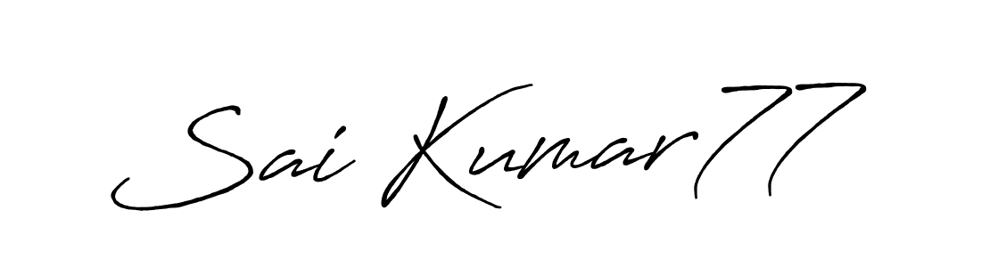Make a beautiful signature design for name Sai Kumar77. Use this online signature maker to create a handwritten signature for free. Sai Kumar77 signature style 7 images and pictures png
