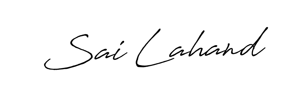Similarly Antro_Vectra_Bolder is the best handwritten signature design. Signature creator online .You can use it as an online autograph creator for name Sai Lahand. Sai Lahand signature style 7 images and pictures png
