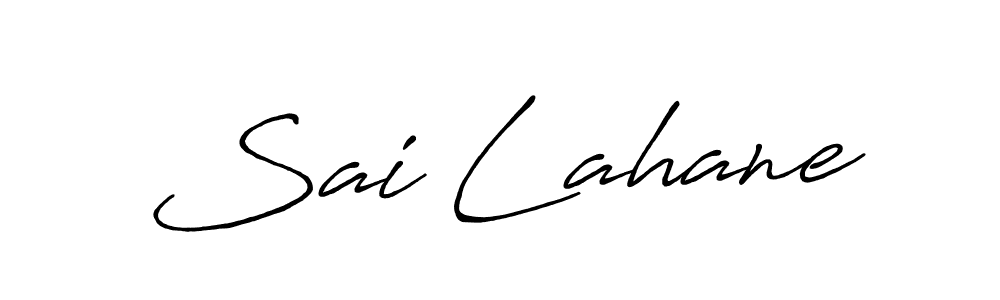 How to make Sai Lahane signature? Antro_Vectra_Bolder is a professional autograph style. Create handwritten signature for Sai Lahane name. Sai Lahane signature style 7 images and pictures png