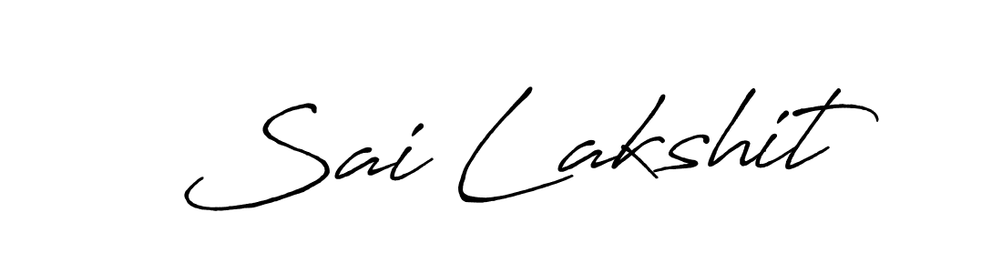 How to make Sai Lakshit signature? Antro_Vectra_Bolder is a professional autograph style. Create handwritten signature for Sai Lakshit name. Sai Lakshit signature style 7 images and pictures png