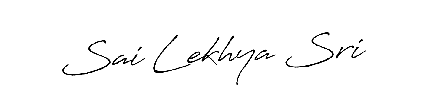 The best way (Antro_Vectra_Bolder) to make a short signature is to pick only two or three words in your name. The name Sai Lekhya Sri include a total of six letters. For converting this name. Sai Lekhya Sri signature style 7 images and pictures png