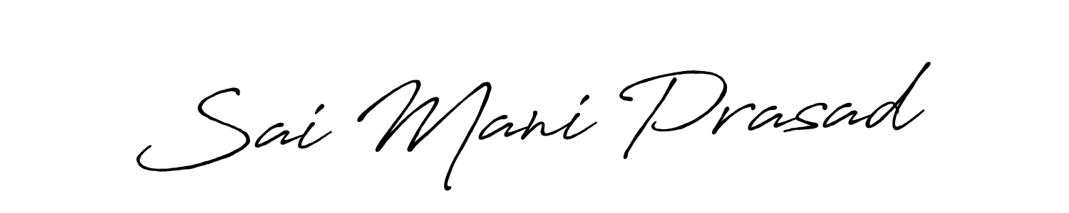 if you are searching for the best signature style for your name Sai Mani Prasad. so please give up your signature search. here we have designed multiple signature styles  using Antro_Vectra_Bolder. Sai Mani Prasad signature style 7 images and pictures png