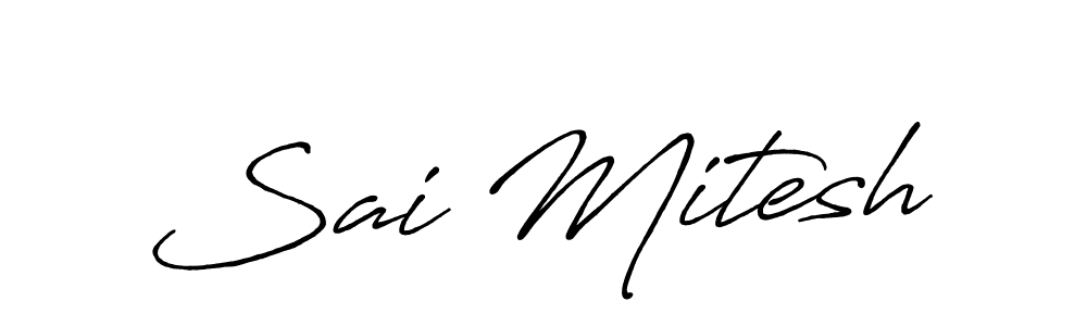 You can use this online signature creator to create a handwritten signature for the name Sai Mitesh. This is the best online autograph maker. Sai Mitesh signature style 7 images and pictures png