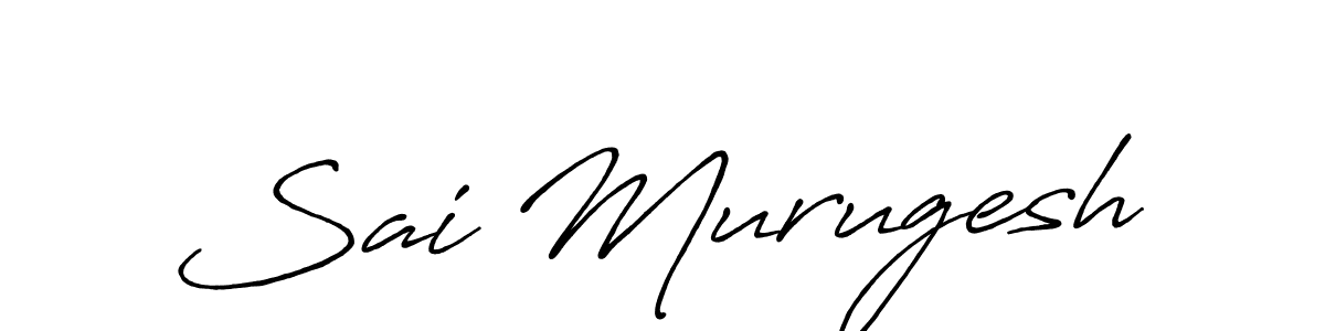 It looks lik you need a new signature style for name Sai Murugesh. Design unique handwritten (Antro_Vectra_Bolder) signature with our free signature maker in just a few clicks. Sai Murugesh signature style 7 images and pictures png