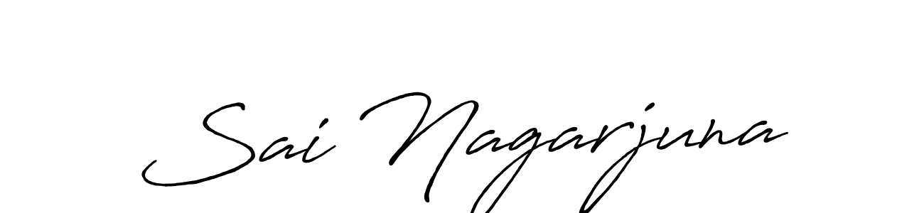 Antro_Vectra_Bolder is a professional signature style that is perfect for those who want to add a touch of class to their signature. It is also a great choice for those who want to make their signature more unique. Get Sai Nagarjuna name to fancy signature for free. Sai Nagarjuna signature style 7 images and pictures png