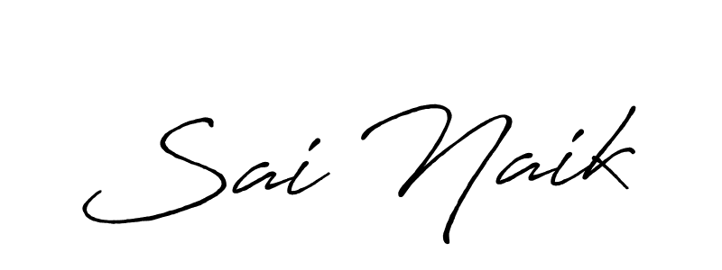 This is the best signature style for the Sai Naik name. Also you like these signature font (Antro_Vectra_Bolder). Mix name signature. Sai Naik signature style 7 images and pictures png