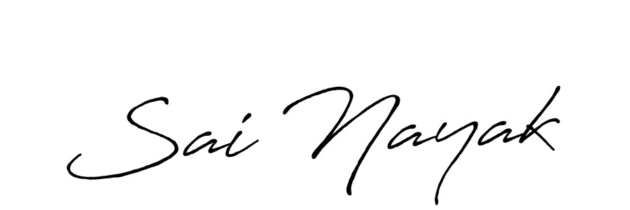 Antro_Vectra_Bolder is a professional signature style that is perfect for those who want to add a touch of class to their signature. It is also a great choice for those who want to make their signature more unique. Get Sai Nayak name to fancy signature for free. Sai Nayak signature style 7 images and pictures png