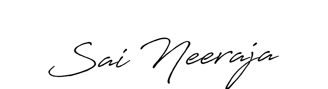 Also You can easily find your signature by using the search form. We will create Sai Neeraja name handwritten signature images for you free of cost using Antro_Vectra_Bolder sign style. Sai Neeraja signature style 7 images and pictures png