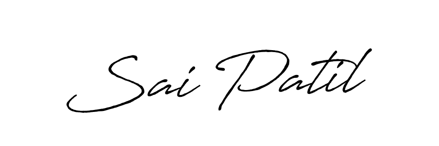 This is the best signature style for the Sai Patil name. Also you like these signature font (Antro_Vectra_Bolder). Mix name signature. Sai Patil signature style 7 images and pictures png