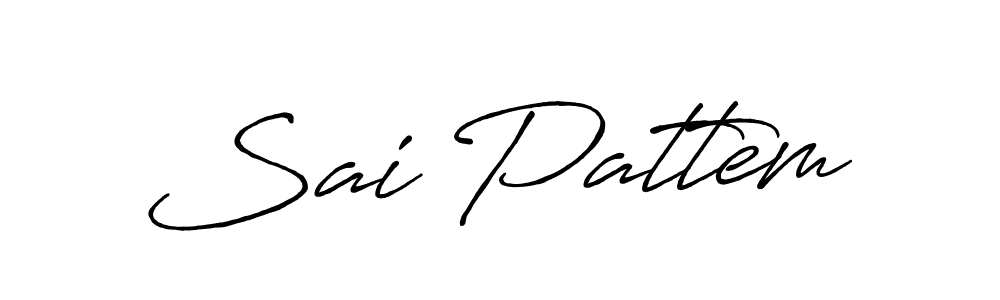 How to Draw Sai Pattem signature style? Antro_Vectra_Bolder is a latest design signature styles for name Sai Pattem. Sai Pattem signature style 7 images and pictures png