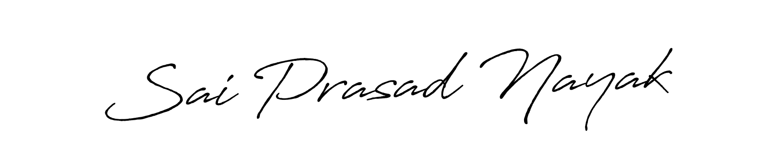 Design your own signature with our free online signature maker. With this signature software, you can create a handwritten (Antro_Vectra_Bolder) signature for name Sai Prasad Nayak. Sai Prasad Nayak signature style 7 images and pictures png