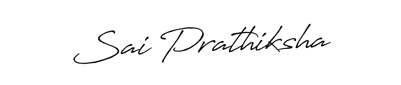 It looks lik you need a new signature style for name Sai Prathiksha. Design unique handwritten (Antro_Vectra_Bolder) signature with our free signature maker in just a few clicks. Sai Prathiksha signature style 7 images and pictures png