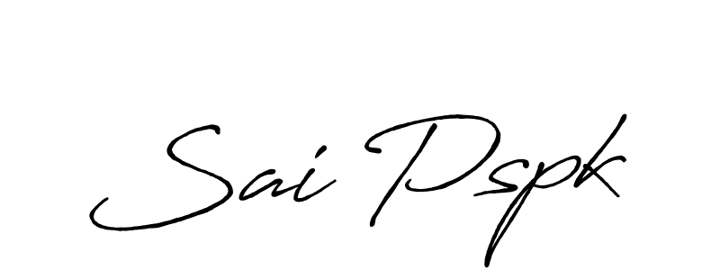 Also You can easily find your signature by using the search form. We will create Sai Pspk name handwritten signature images for you free of cost using Antro_Vectra_Bolder sign style. Sai Pspk signature style 7 images and pictures png